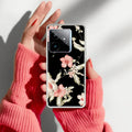Retro Floral Transparent Silicon Case For Realme GT 7 5G