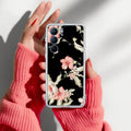 Retro Floral Transparent Silicon Case For Realme Narzo 80x 5G