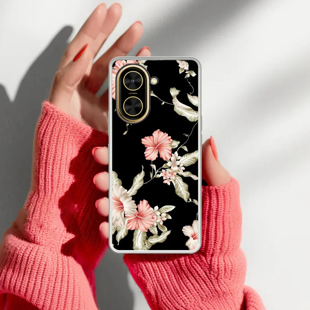 Retro Floral Transparent Silicon Case For Redmi/Xiaomi - ShopOnCliQ