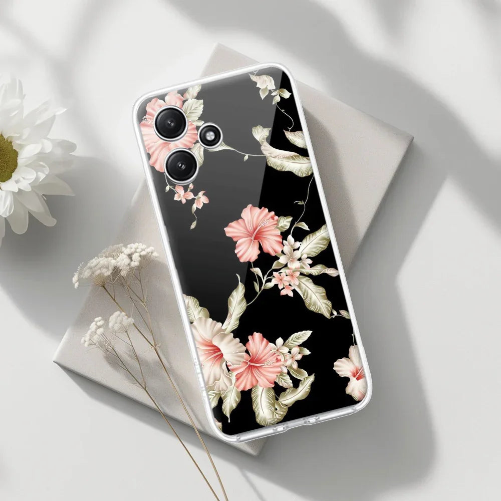 Retro Floral Transparent Silicon Case For Redmi/Xiaomi - ShopOnCliQ
