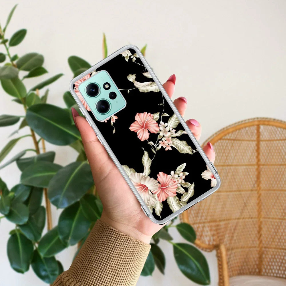 Retro Floral Transparent Silicon Case For Redmi/Xiaomi - ShopOnCliQ