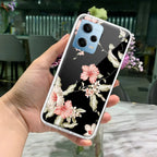 Retro Floral Transparent Silicon Case For Redmi/Xiaomi - ShopOnCliQ