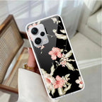 Retro Floral Transparent Silicon Case For Redmi/Xiaomi - ShopOnCliQ