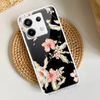 Retro Floral Transparent Silicon Case For Redmi/Xiaomi - ShopOnCliQ
