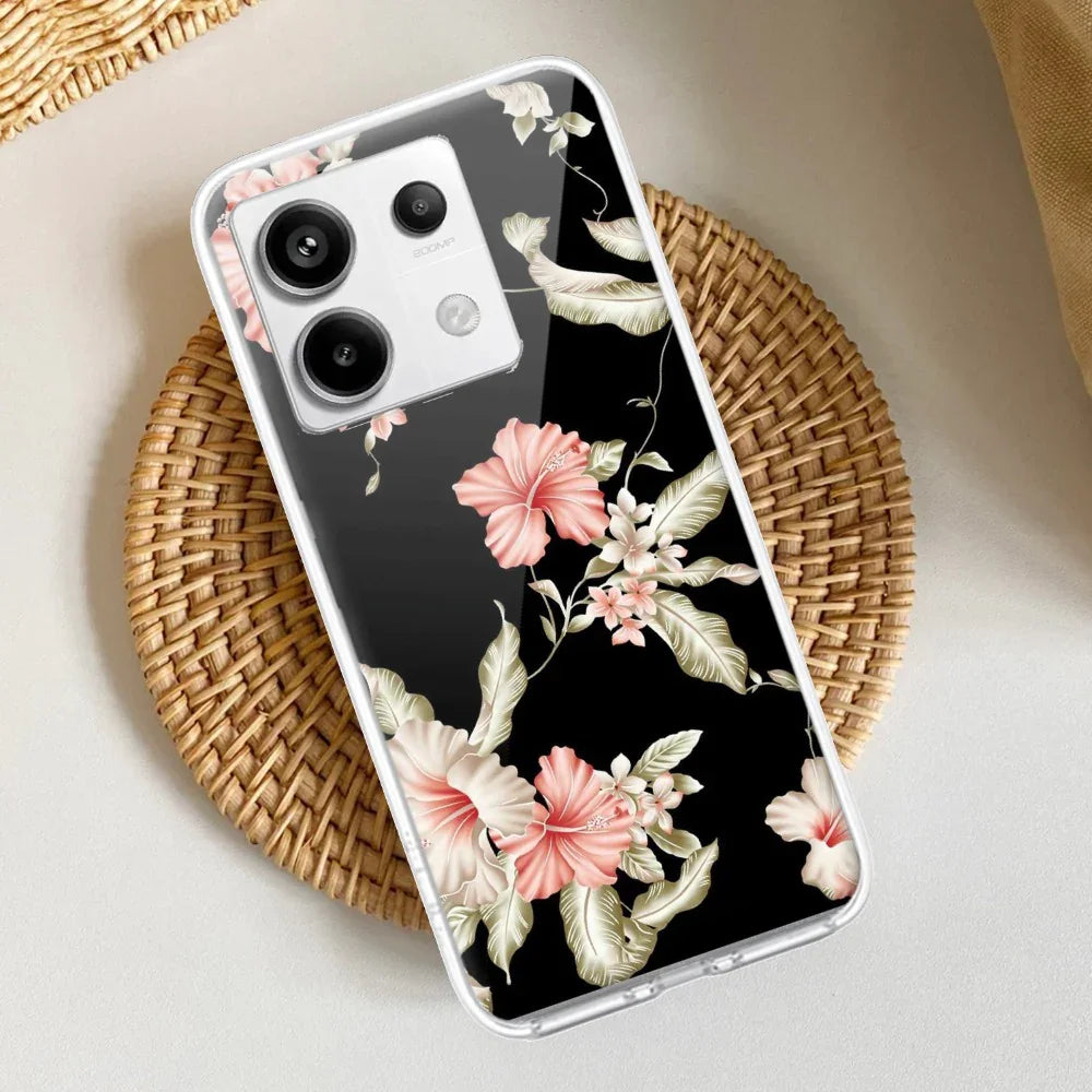 Retro Floral Transparent Silicon Case For Redmi/Xiaomi - ShopOnCliQ