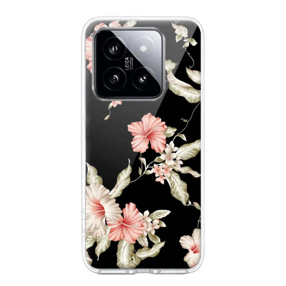 Retro Floral Transparent Silicon Case For Redmi/Xiaomi - ShopOnCliQ