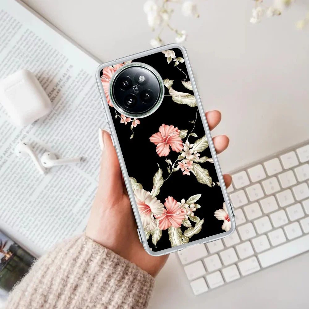 Retro Floral Transparent Silicon Case For Redmi/Xiaomi - ShopOnCliQ