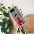 Scarlet Selfie Customize Transparent Silicon Case For Google Pixel 8 5G