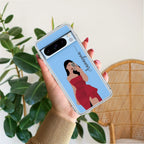 Scarlet Selfie Customize Transparent Silicon Case For Google Pixel 8 Pro 5G