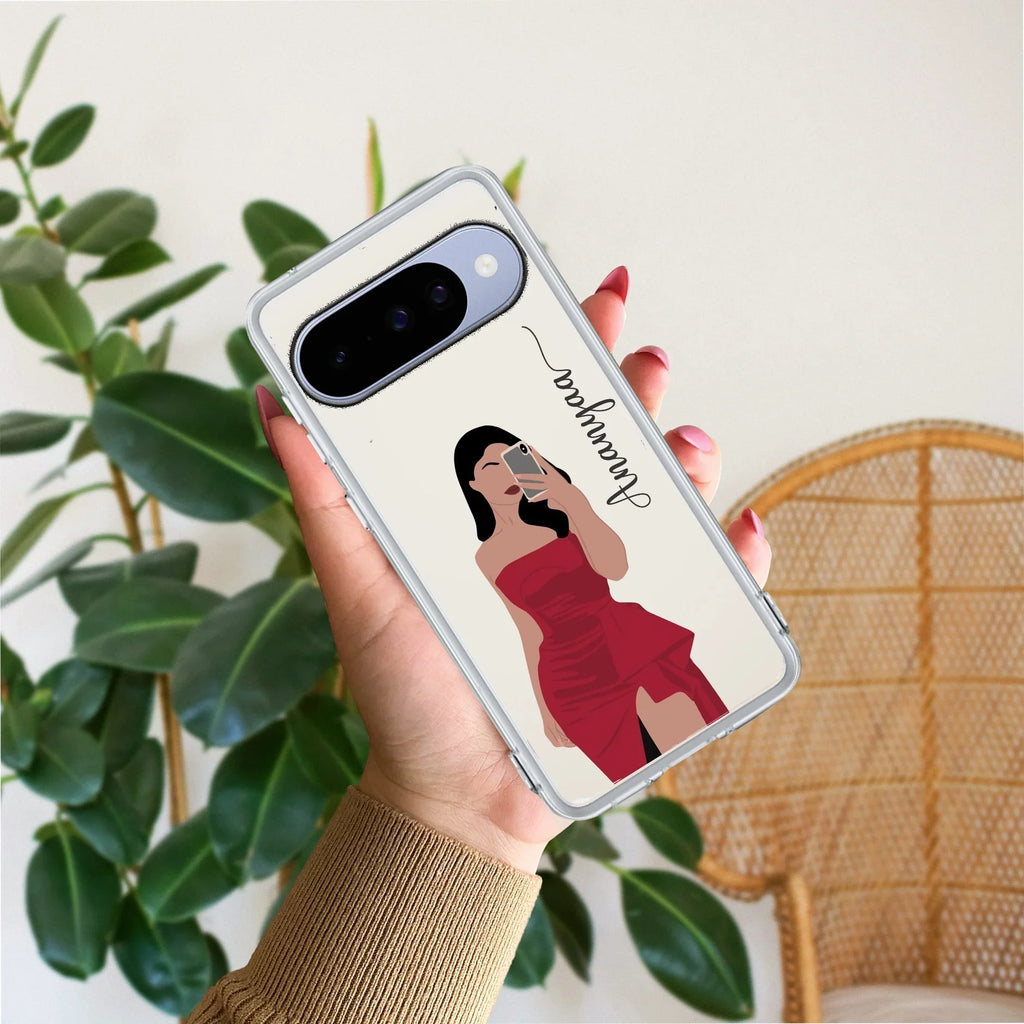 Scarlet Selfie Customize Anti Yellow Case For Google Pixel 10