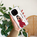 Scarlet Selfie Customize Transparent Silicon Case For iQOO 12 5G