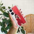 Scarlet Selfie Customize Transparent Silicon Case For iQOO Neo 9 Pro 5G