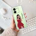 Scarlet Selfie Customize Transparent Silicon Case For iQOO Z9x 5G