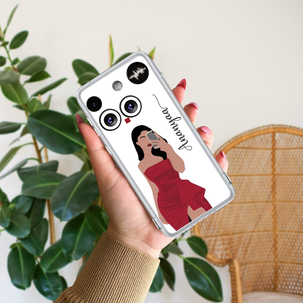 Scarlet Selfie Customize Anti Yellow Case For Nothing Phone 3