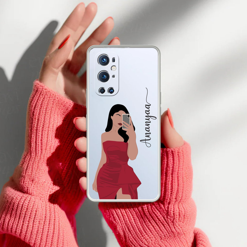 Scarlet Selfie Customize Anti Yellow Case For OnePlus 9 Pro