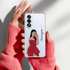 Scarlet Selfie Customize Transparent Silicon Case For OnePlus Nord 5 5G