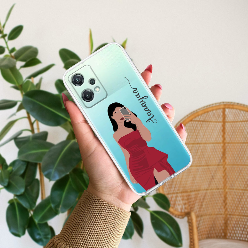 Scarlet Selfie Customize Anti Yellow Case For OnePlus Nord CE 2 Lite