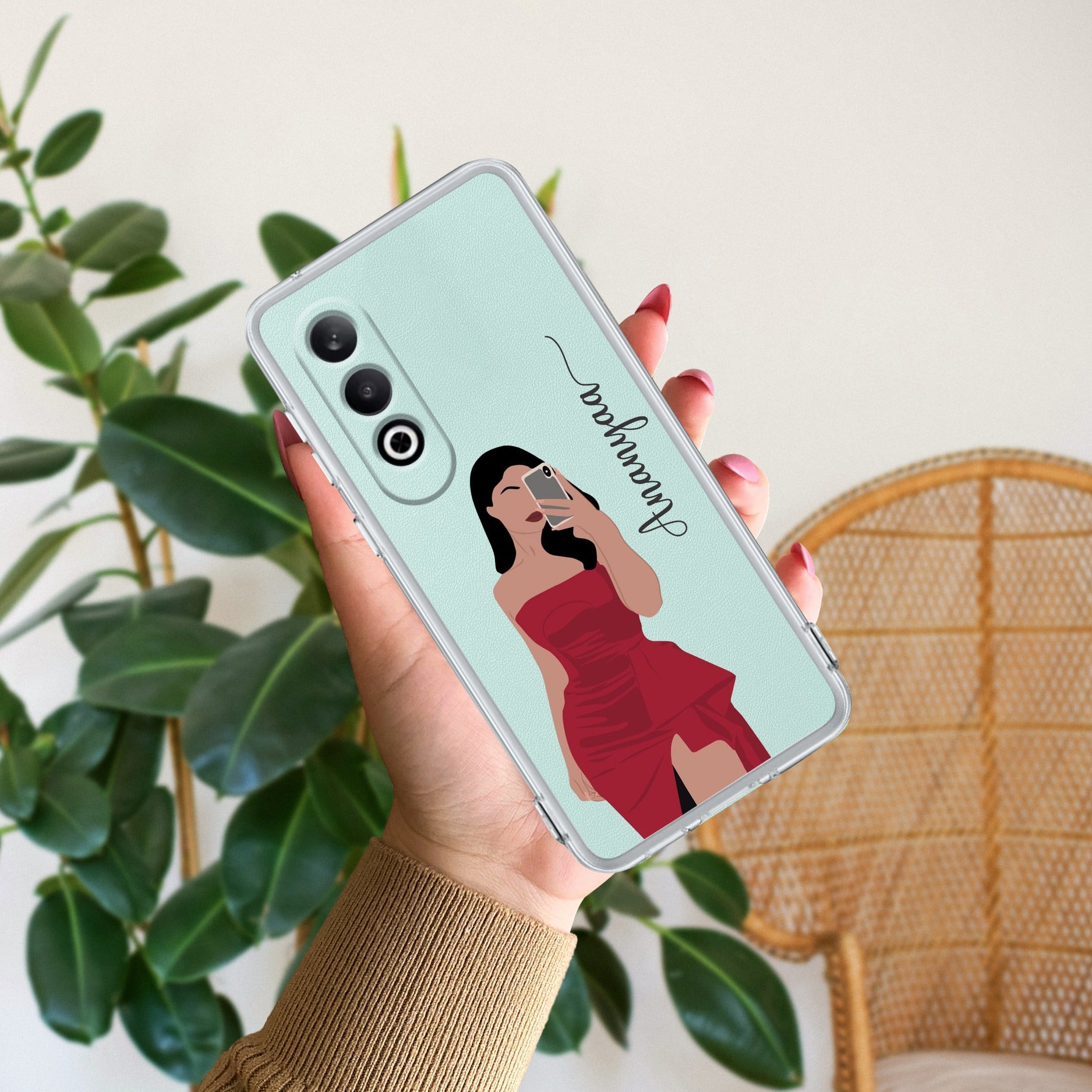 Scarlet Selfie Customize Anti Yellow Case For OnePlus Nord CE 4 5G