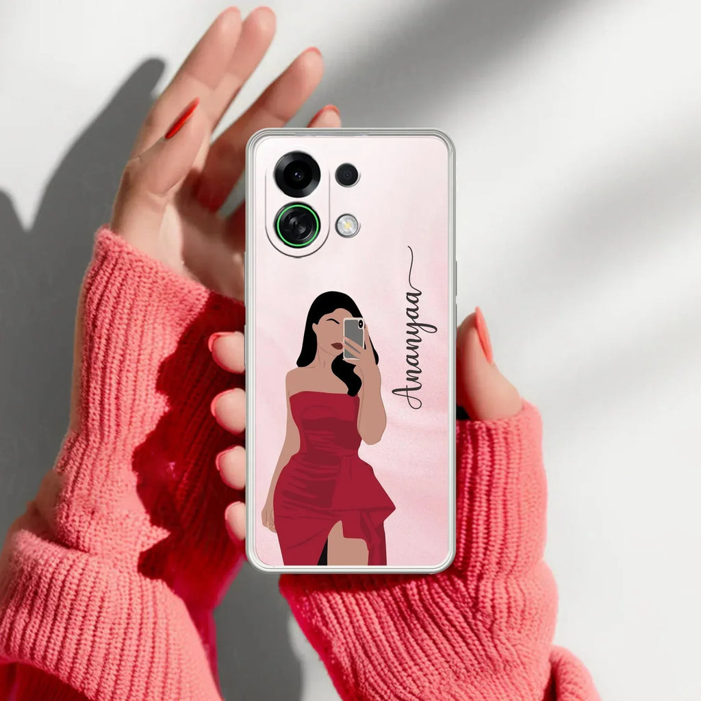 Scarlet Selfie Customize Anti Yellow Case For OPPO K13 Turbo Pro 5G
