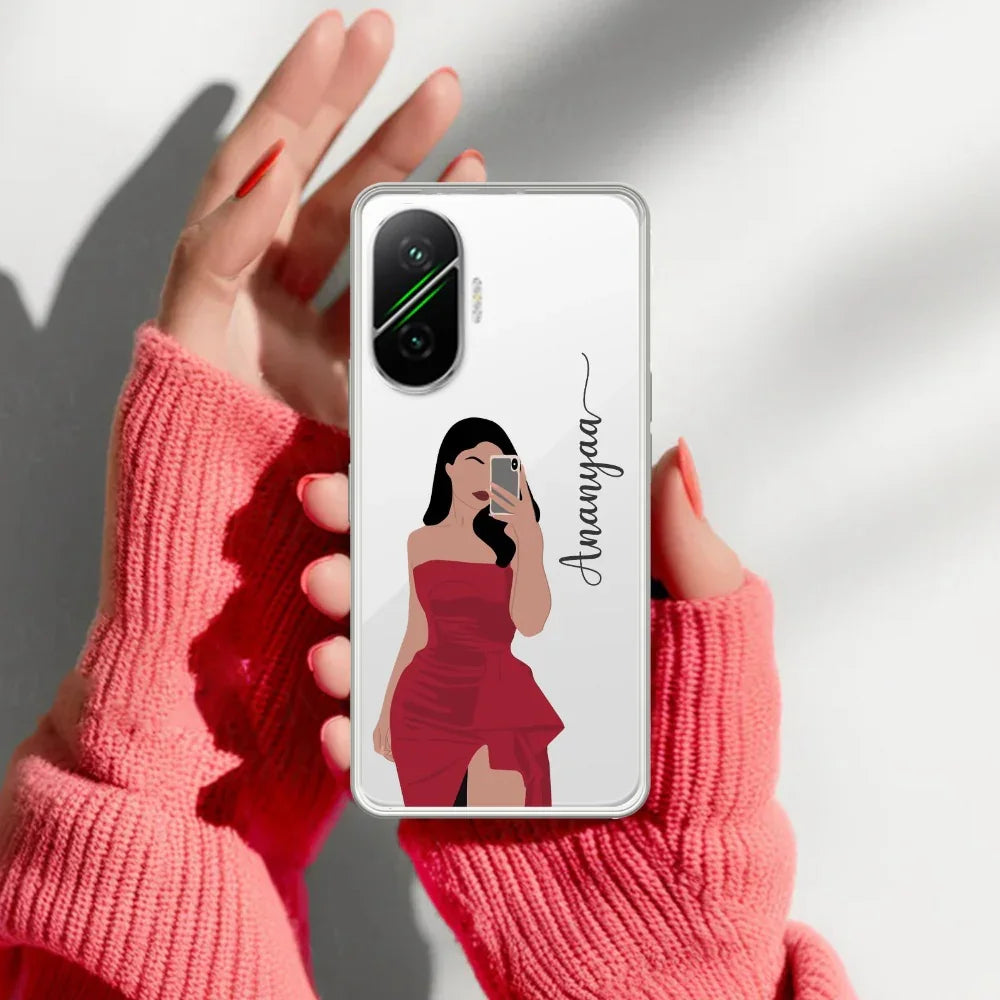 Scarlet Selfie Customize Transparent Silicon Case For Poco - ShopOnCliQ