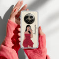 Scarlet Selfie Customize Transparent Silicon Case For Realme GT 7T 5G