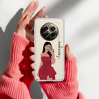 Scarlet Selfie Customize Transparent Silicon Case For Realme GT 7T 5G