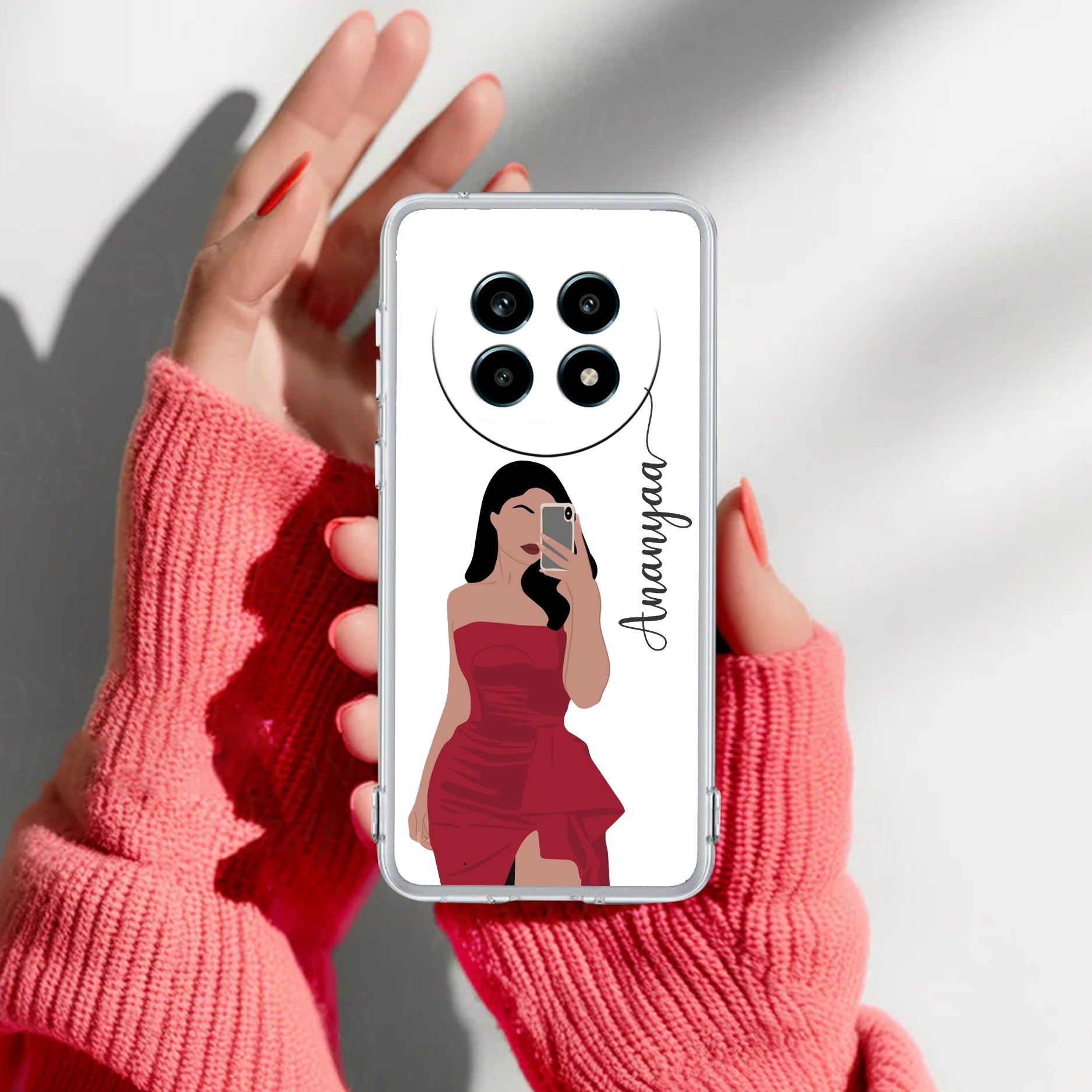 Scarlet Selfie Customize Anti Yelllow Case For Realme 14 Pro Lite 5G