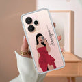 Scarlet Selfie Customize Transparent Silicon Case For Realme Narzo 70 5G