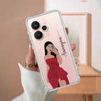 Scarlet Selfie Customize Transparent Silicon Case For Realme Narzo 70 5G