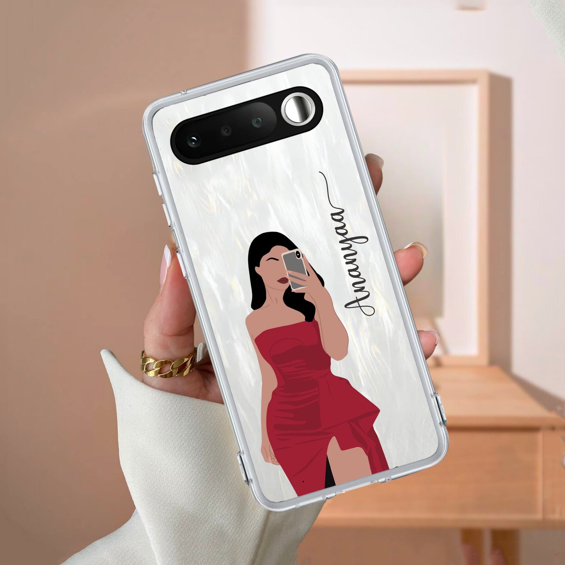 Scarlet Selfie Customize Anti Yellow Case For Realme 16 5G