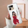 Scarlet Selfie Customize Transparent Silicon Case For Realme 13 Pro Plus 5G