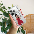 Scarlet Selfie Customize Transparent Silicon Case For Realme 12 5G