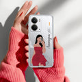 Scarlet Selfie Customize Transparent Silicon Case For Realme P3 5G