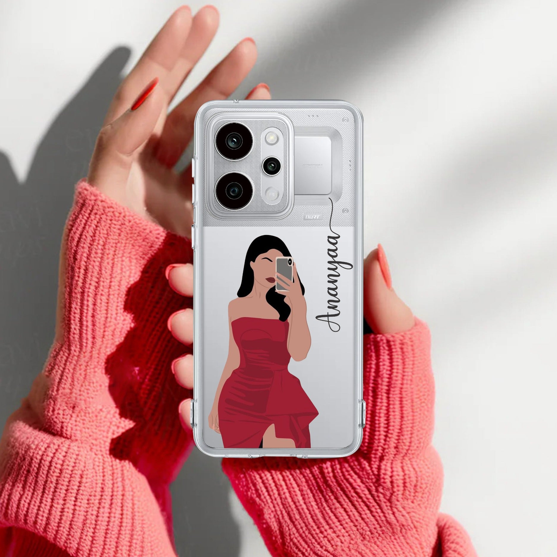 Scarlet Selfie Customize Anti Yelllow Case For Realme P4 Power 5G