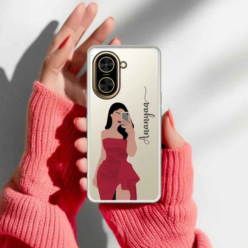 Scarlet Selfie Customize Transparent Silicon Case For Redmi/Xiaomi - ShopOnCliQ