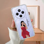 Scarlet Selfie Customize Transparent Silicon Case For Mi 11i