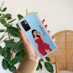 Scarlet Selfie Customize Transparent Silicon Case For Mi 11i
