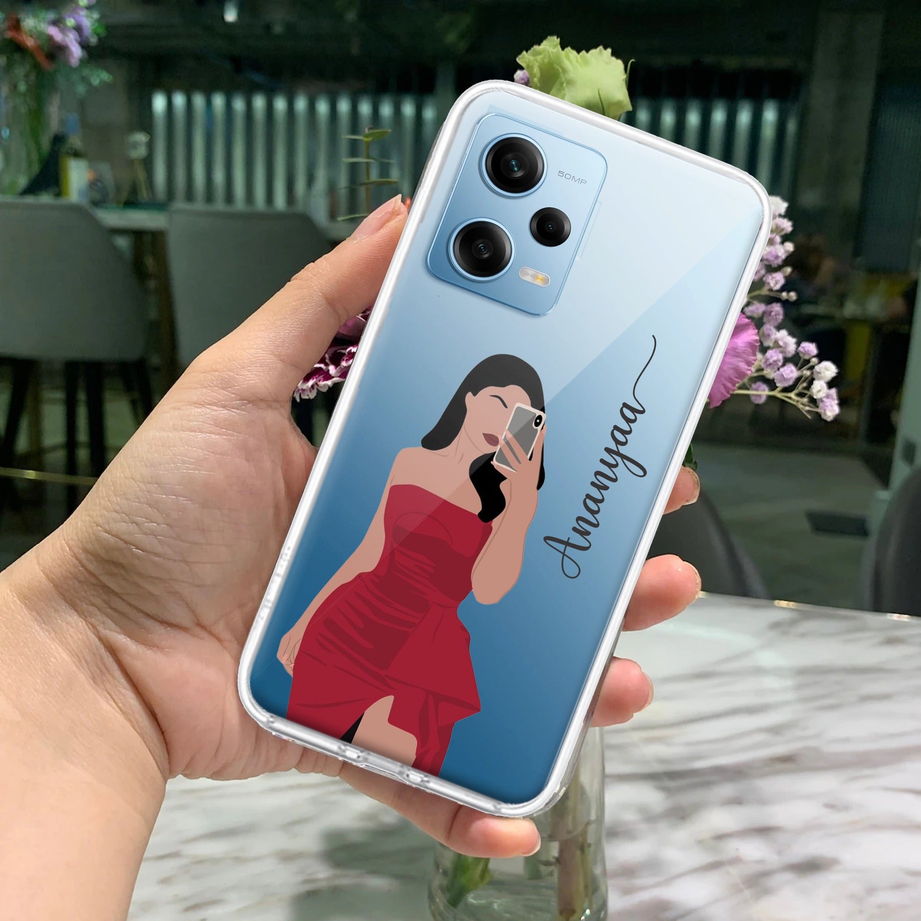 Scarlet Selfie Customize Transparent Silicon Case For Redmi/Xiaomi