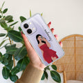 Scarlet Selfie Customize Transparent Silicon Case For Vivo T5X 5G