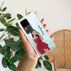 Scarlet Selfie Customize Transparent Silicon Case For Vivo V30 5G