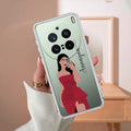 Scarlet Selfie Customize Transparent Silicon Case For Vivo V25 Pro 5G