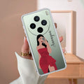 Scarlet Selfie Customize Transparent Silicon Case For Vivo X200T 5G