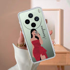 Scarlet Selfie Customize Transparent Silicon Case For Vivo