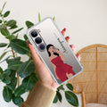 Scarlet Selfie Customize Transparent Silicon Case For Vivo Y300 5G