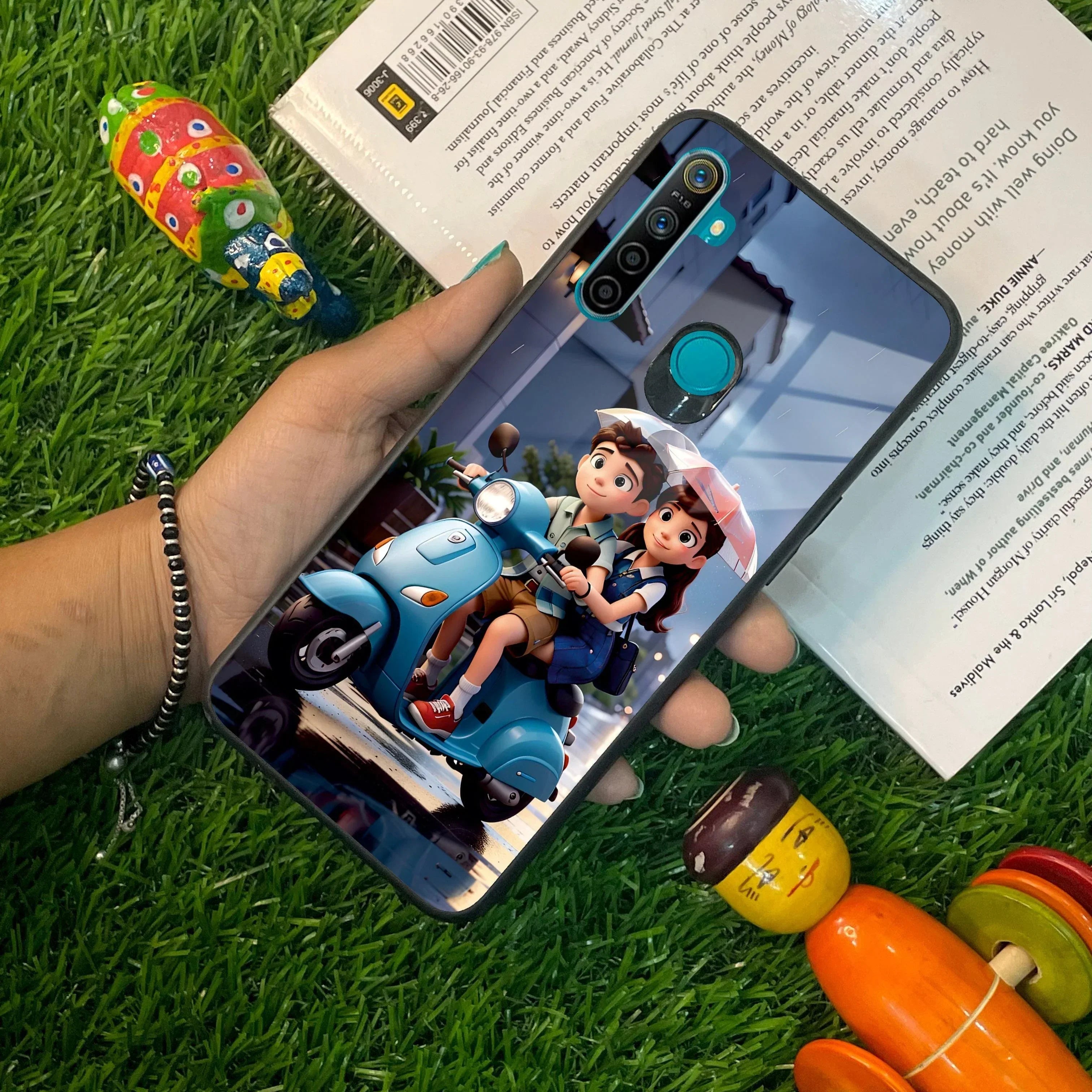 Sweet Escape Glass Case Cover For Realme/Narzo - ShopOnCliQ