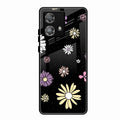 Seamless Floral Glossy Metal Case Cover For Motorola Edge 40 5G