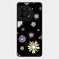 Seamless Floral Glossy Metal Case Cover For Oneplus 11R 5G