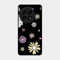 Seamless Floral Glossy Metal Case Cover For Oneplus 13 5G