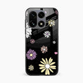 Seamless Floral Glossy Metal Case Cover For OnePlus 15 5G