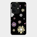 Seamless Floral Glossy Metal Case Cover For Oneplus Nord Ce 3 5G